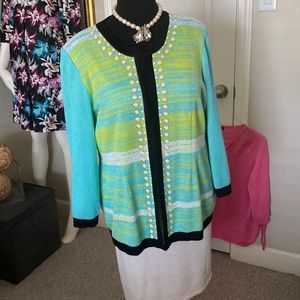 By Misook a beautiful knit jacket for a special lady.